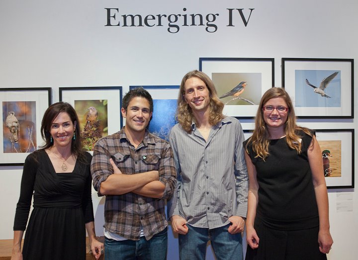 Emerging IV Artists: Sheri Mandel, Christopher Taylor and Neil Losin with Gallery Director, Jolene Hanson Emerging IV Artists: Sheri Mandel, Christopher Taylor and Neil Losin with Gallery Director, Jolene Hanson