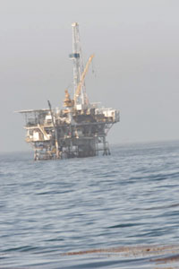 Oil Platform off Coal Oil Point