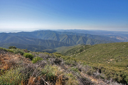 View from Santiago Peak