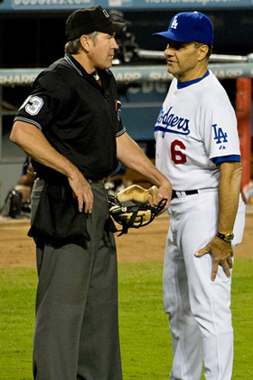 Torre Having Some Words With Ump
